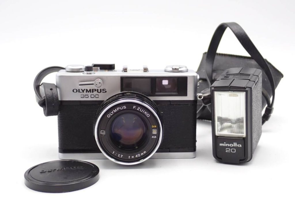 OLYMPUS オリンパス 35DC 35mm フィルムカメラ コンパクトカメラ ミノルタ ストロボ付き　8250